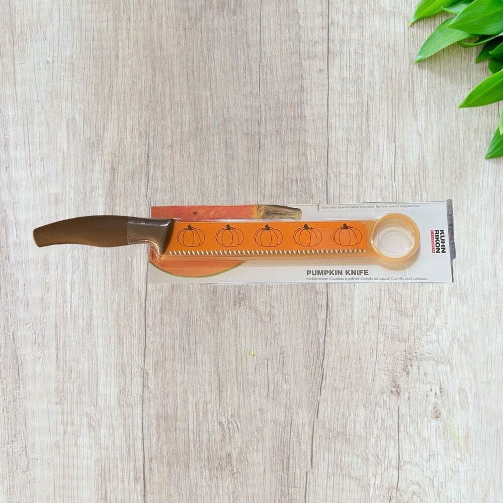 NEW 8” Kuhn Rikon pumpkin knife KR 23504